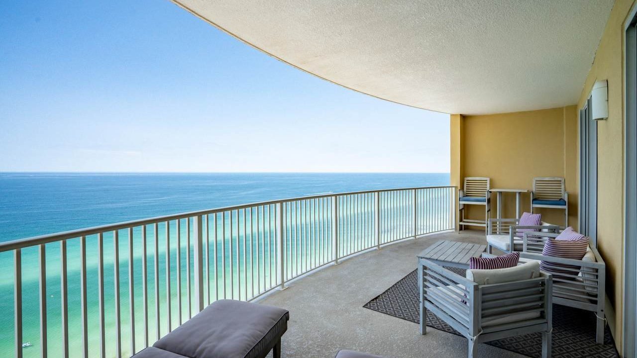 a view of the gulf from the balcony of the emerald isle condos a view of the gulf from the balcony of the emerald isle condos