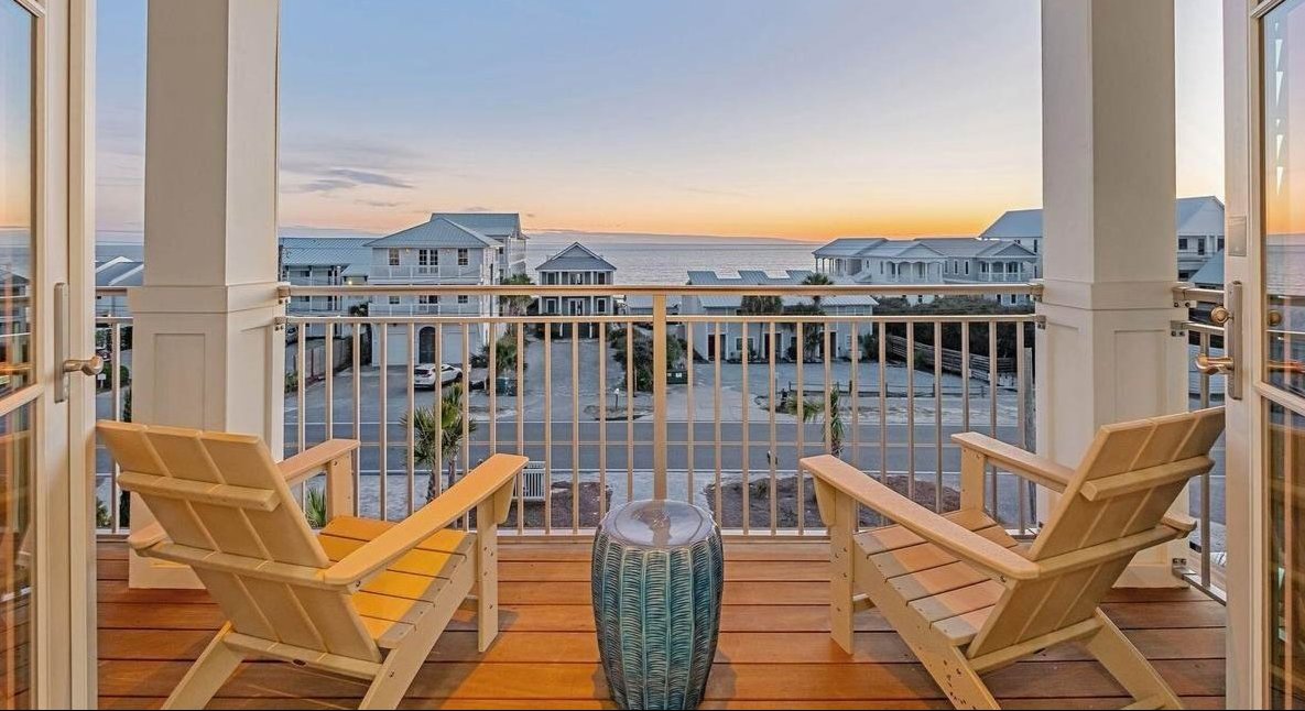 view from balcony of seacrest beach home for sale view from balcony of seacrest beach home for sale