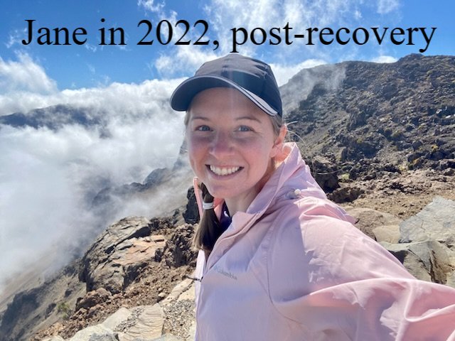 Jane in 2022 post-recovery