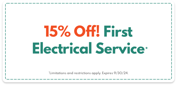 15% off first electrical service