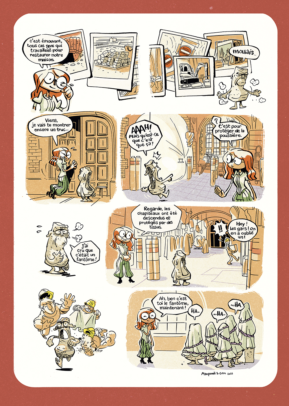 La BD accompagne le musée pendant les travaux - (planche 2)