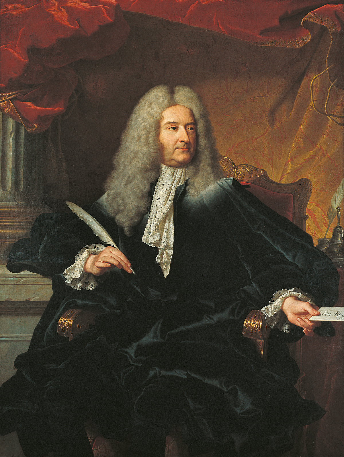 Hyacinthe Rigaud (Perpignan 1659, Paris 1743), ''Portrait de Le Peletier des Forts'' - 1727