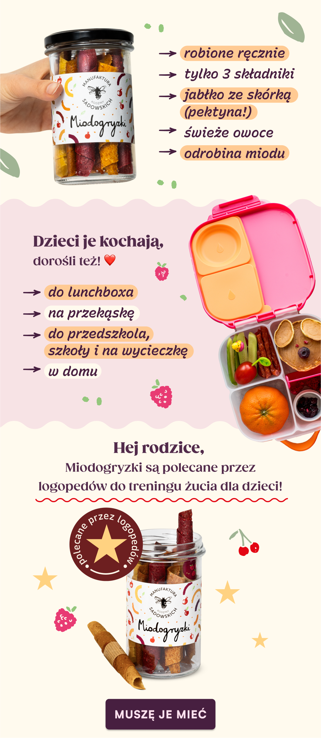 weekend z miodogryzkami -15% na miodogryzki 19-21.09
