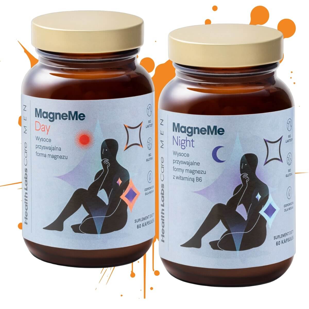 Witamina B i Magnez Health Labs Care MagneMe MEN 120kaps