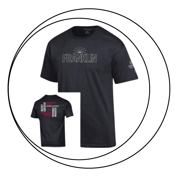 Black Franklin Spark t-shirt
