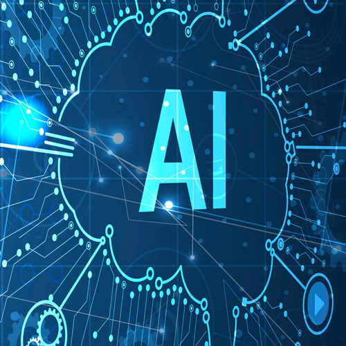 A digital screen that says AI (stock image) 