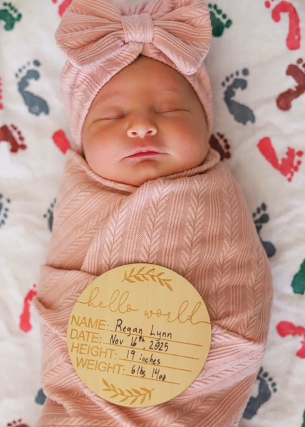 Baby girl: Regan Lynn