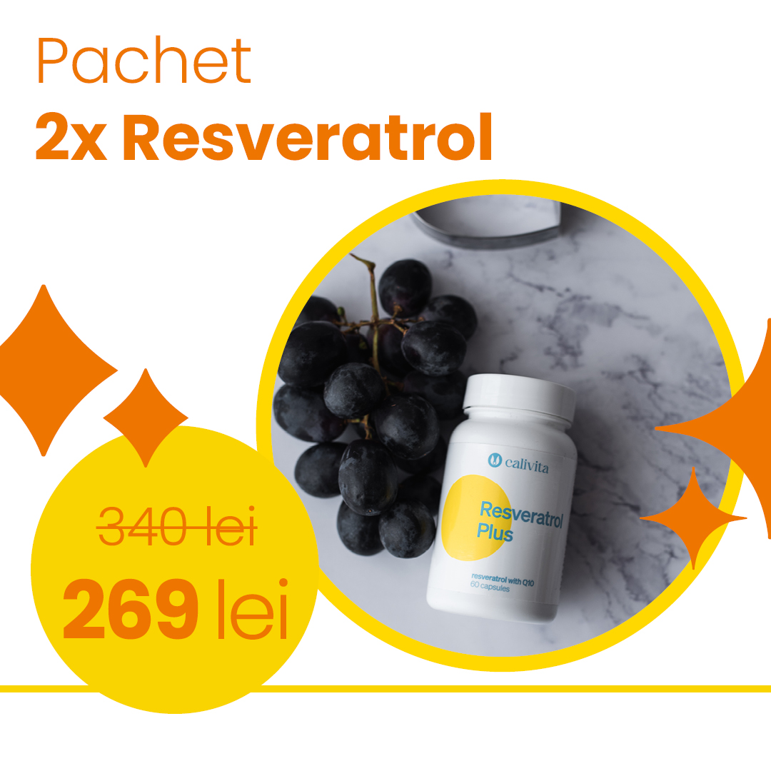 Pachet 2 x Resveratrol Plus