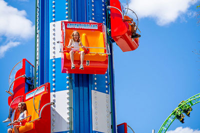 People on Adventureland ride