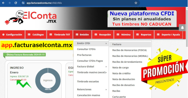 APP Facturas ElContaMX