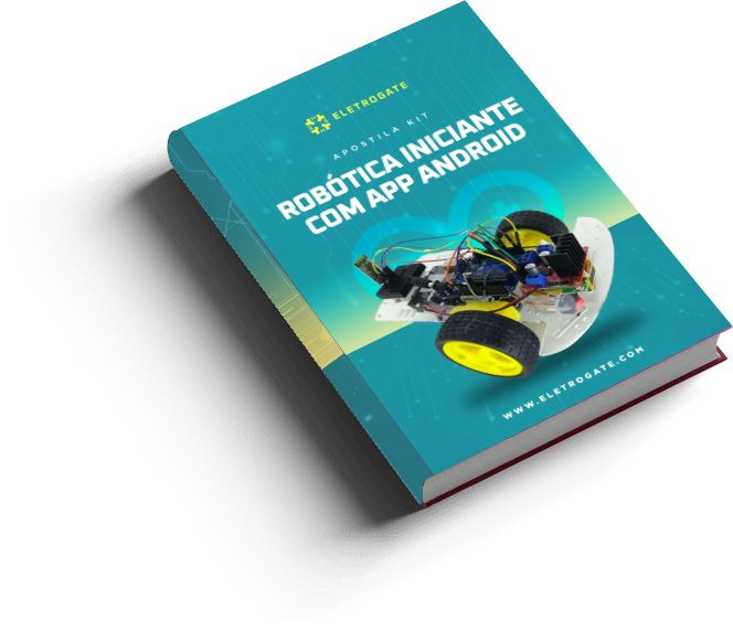 mockup apostila arduino robótica iniciante com app