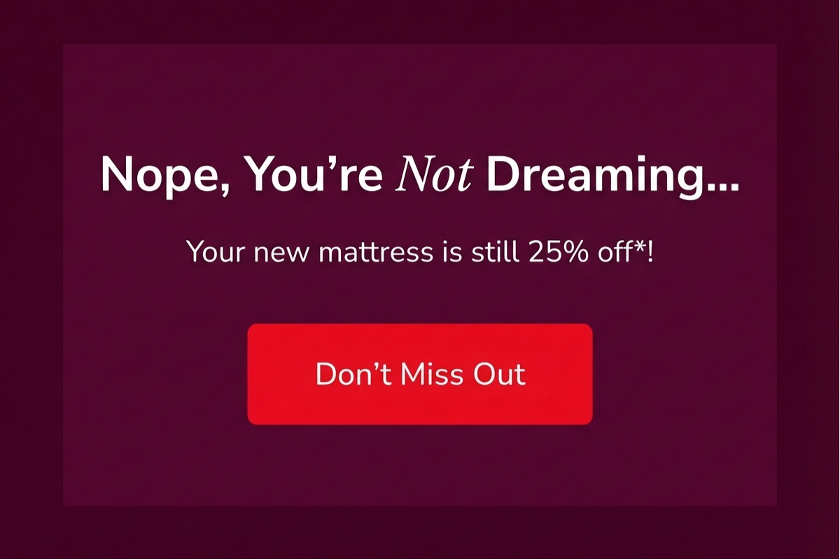 25% off mattresses