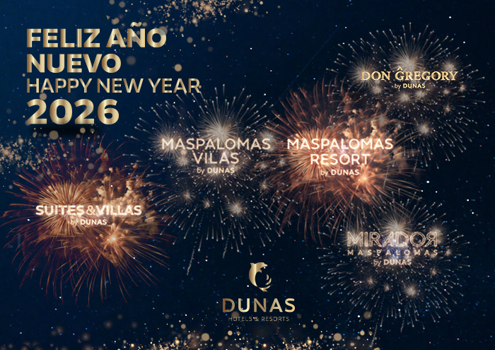Feliz Año Nuevo 2026 - Dunas Hotels & Resorts