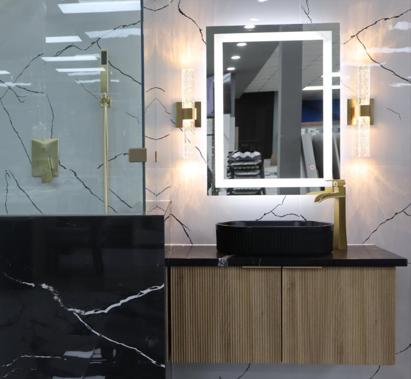 Stylish bathroom cabinet installation by the Tile Zone team — explore expert design and installation options today