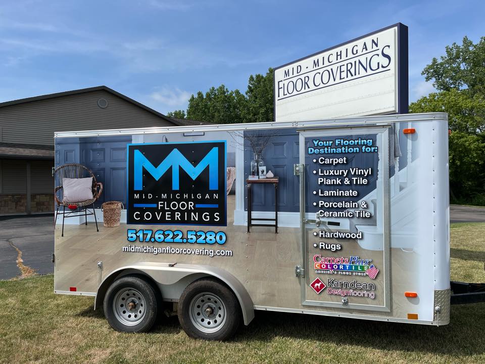 Mid-Michigan Floor Coverings installer delivering precise, high-quality flooring work