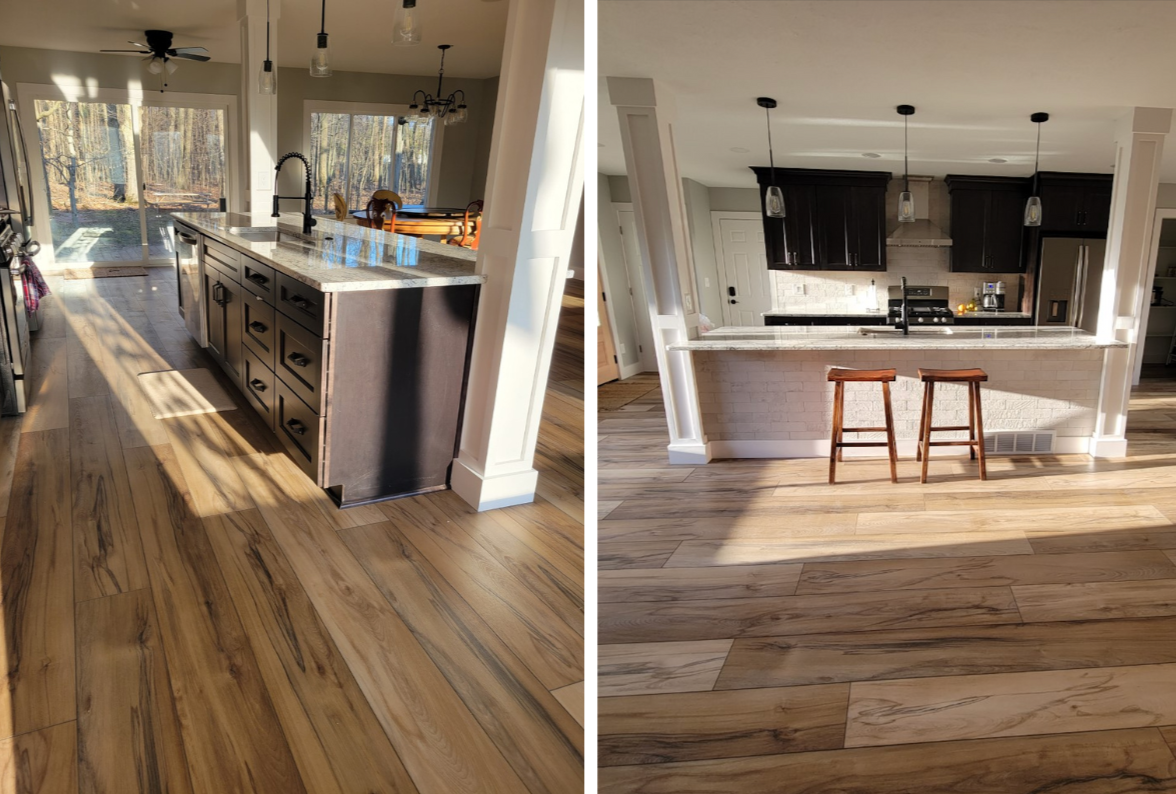 Custom flooring and countertop installation transforming Lansing area homes