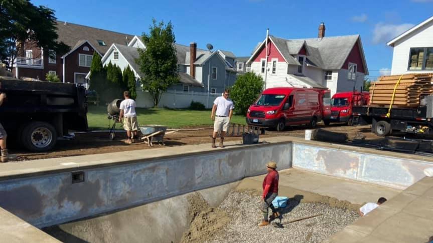 Professional inground pool construction by Poolscape Pools & Spas, delivering custom pool builds and trusted service in Madison, CT