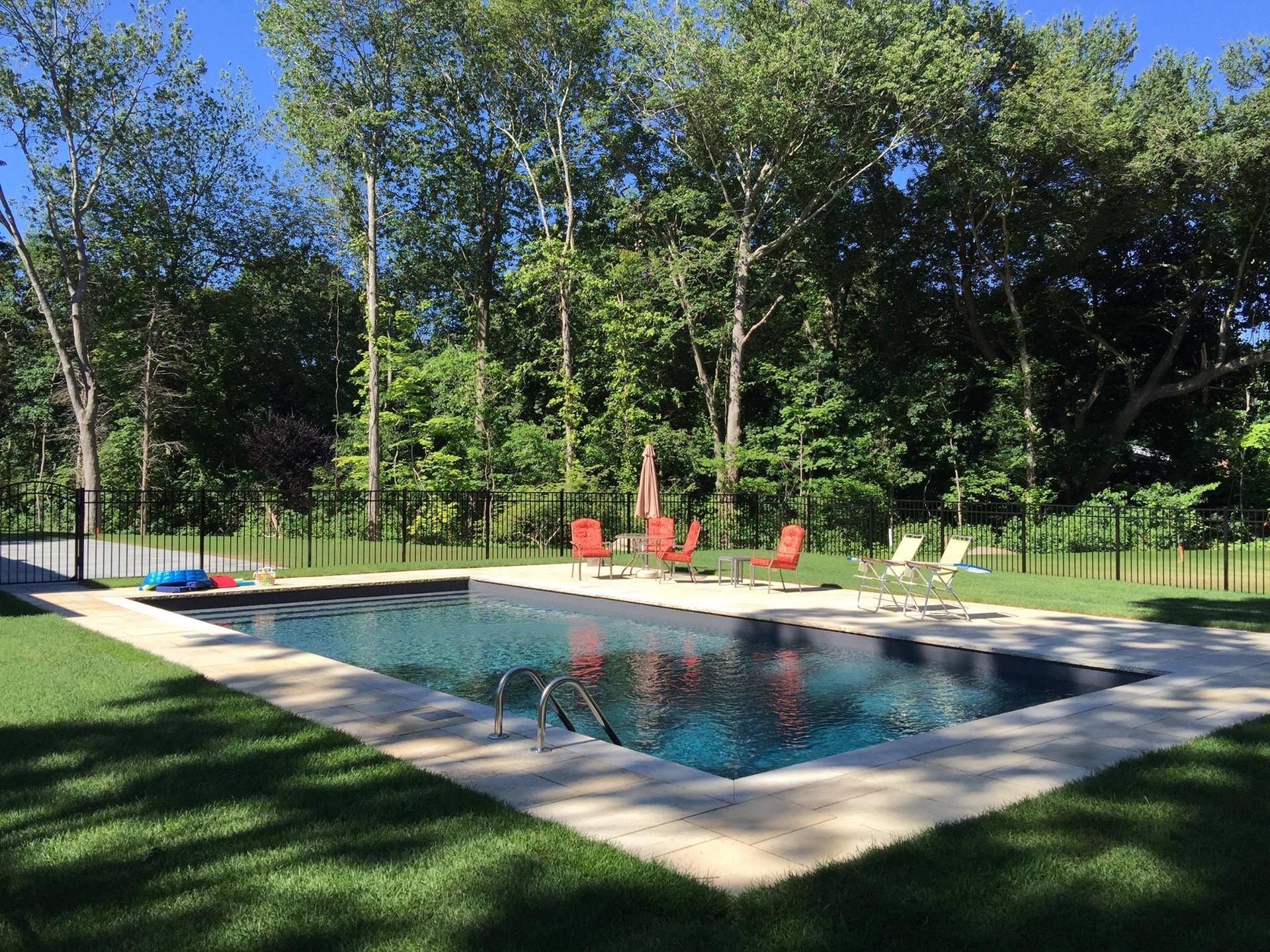Pool water requiring professional cleaning and balancing in Guilford, CT