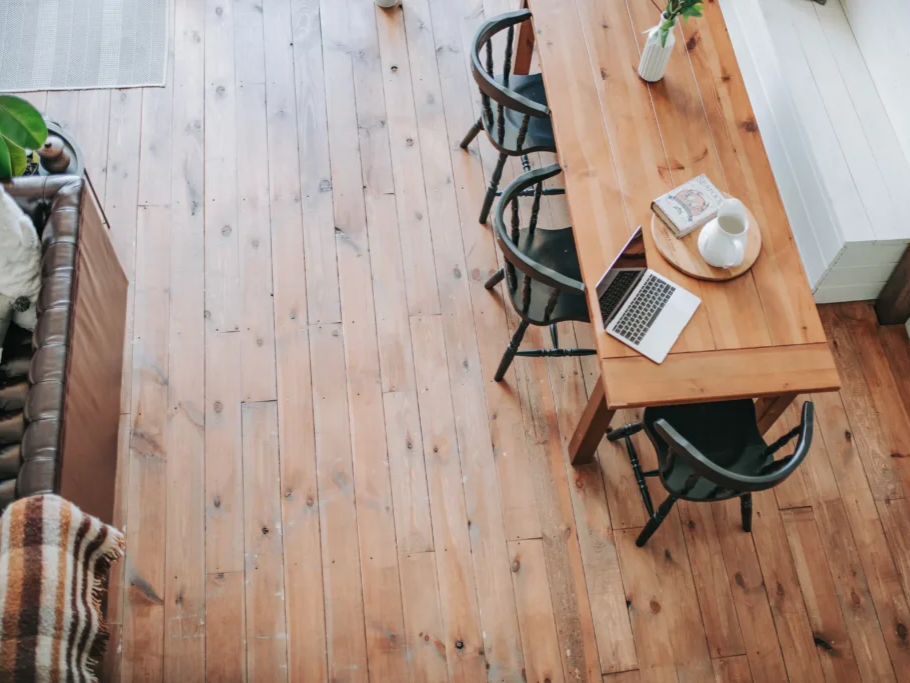 Family laying on Luxury Vinyl Plank Flooring