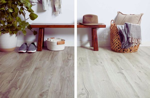 Comparison of sheet vinyl and luxury vinyl flooring