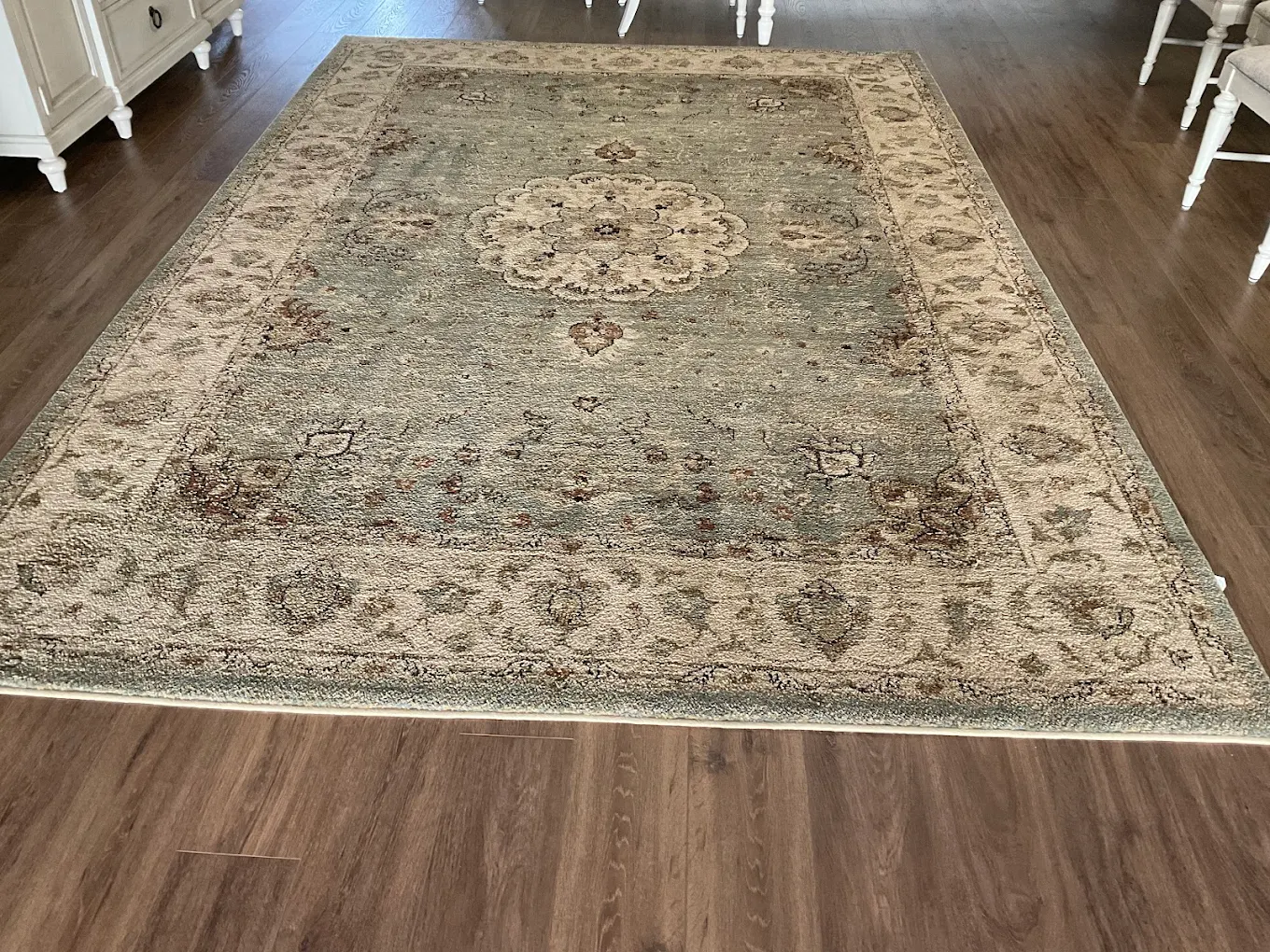 Showing results after professional carpet cleaning - restored cleanliness and improved appearance in an Orlando home