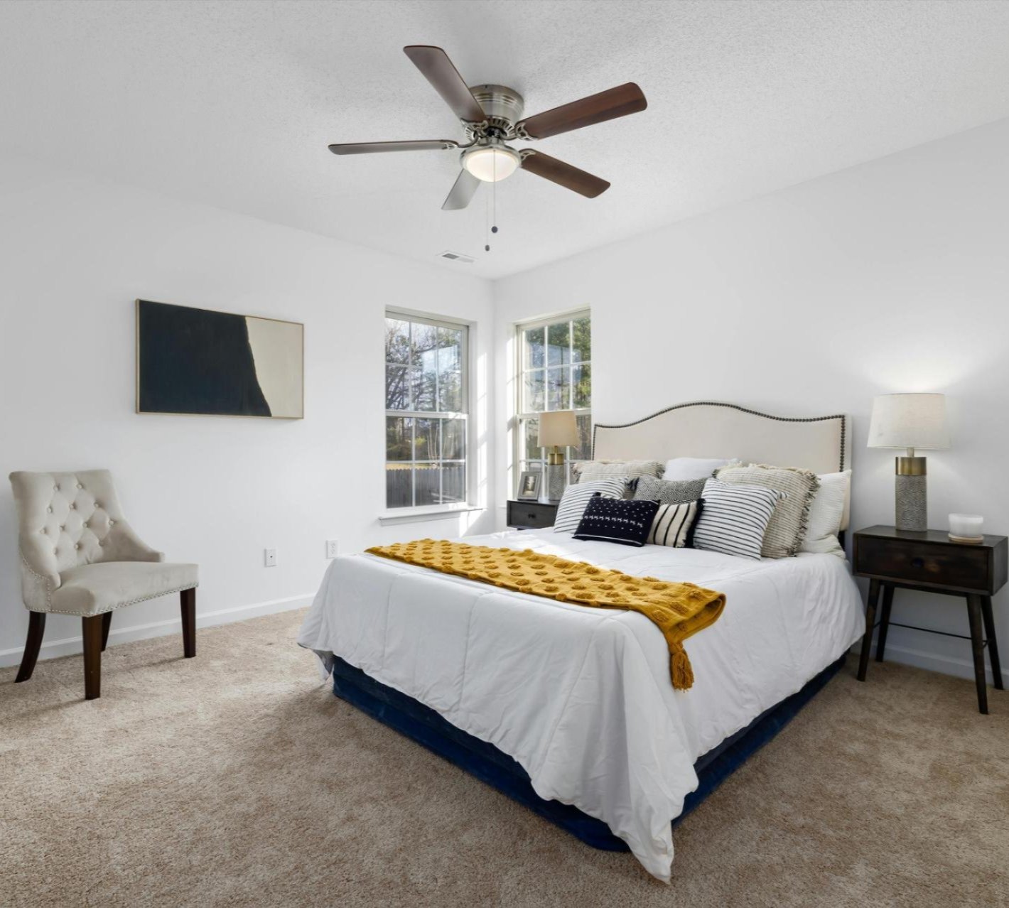 Professional carpet and floor cleaning results in a College Park home by Dan Dan the Carpet Man