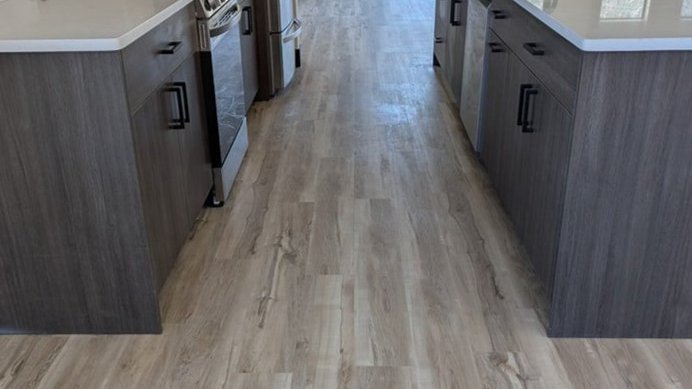 Luxury vinyl plank flooring installation by Floor & Window Covering Connection serving Cañon City, CO