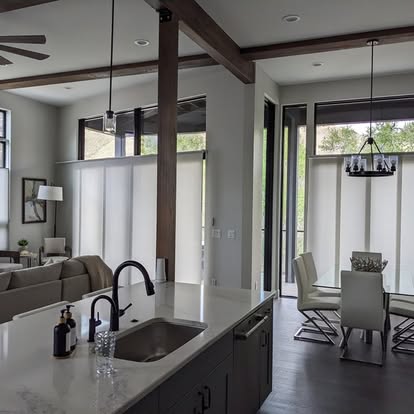 Custom Hunter Douglas window coverings installed by Floor & Window Covering Connection in Salida, CO