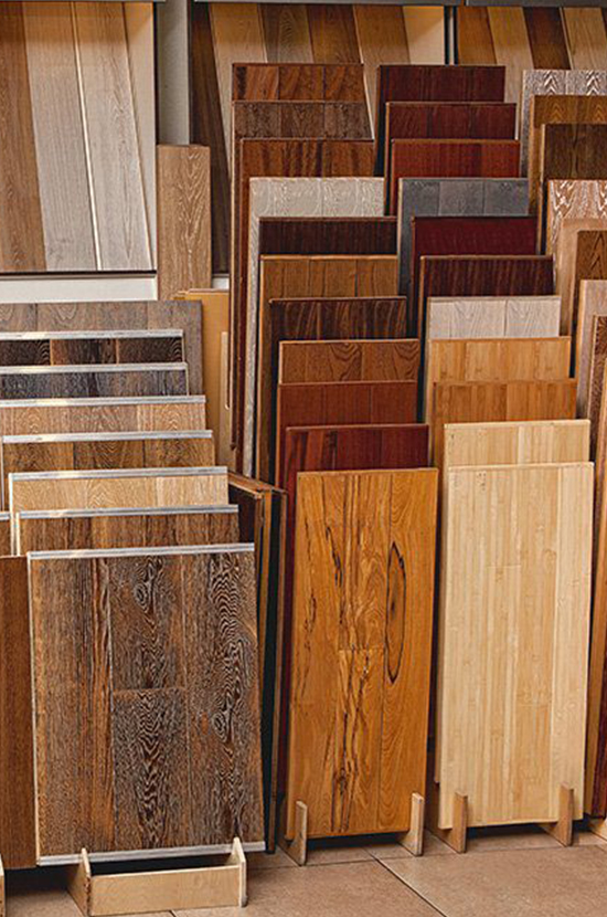 In-stock cash and carry flooring options available in Cañon City, CO, including hardwood, laminate, and vinyl plank samples