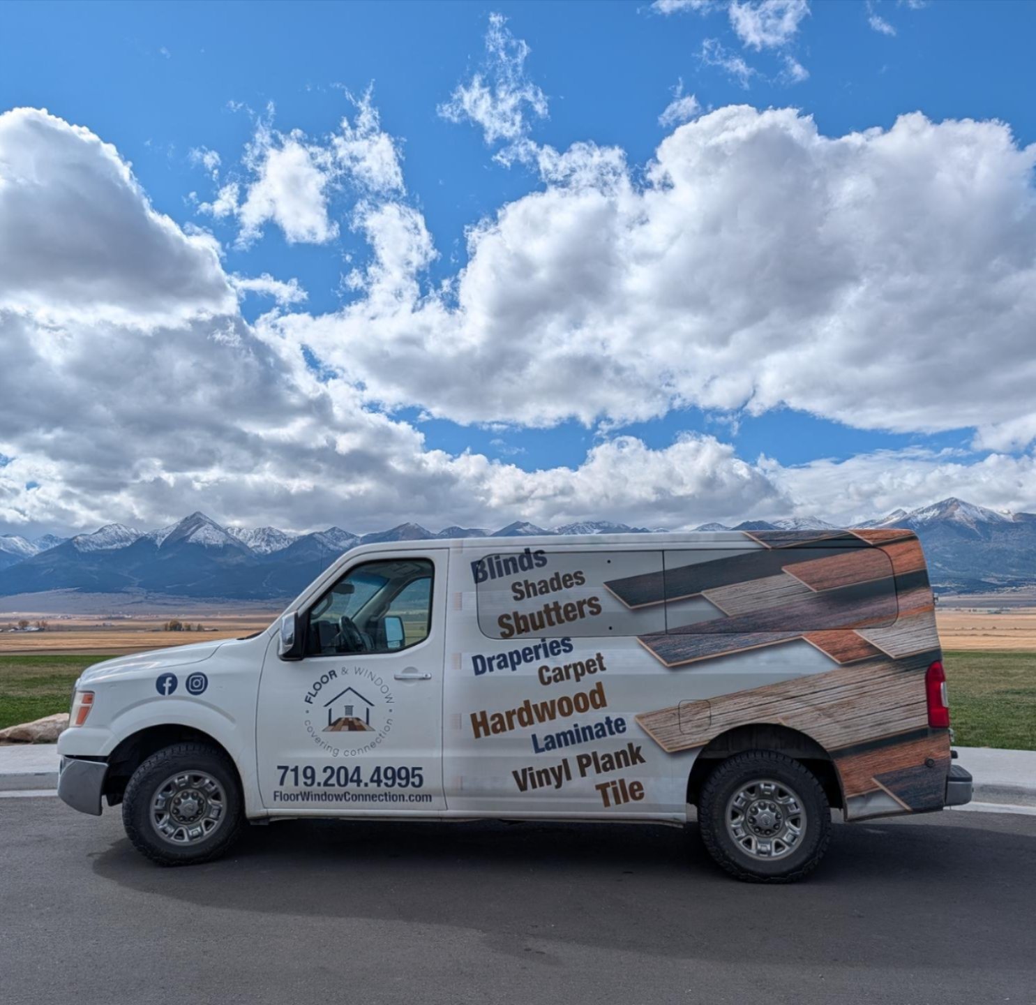 Floor & Window Covering Connection mobile showroom serving Colorado — discover durable, stylish flooring options and expert local installation