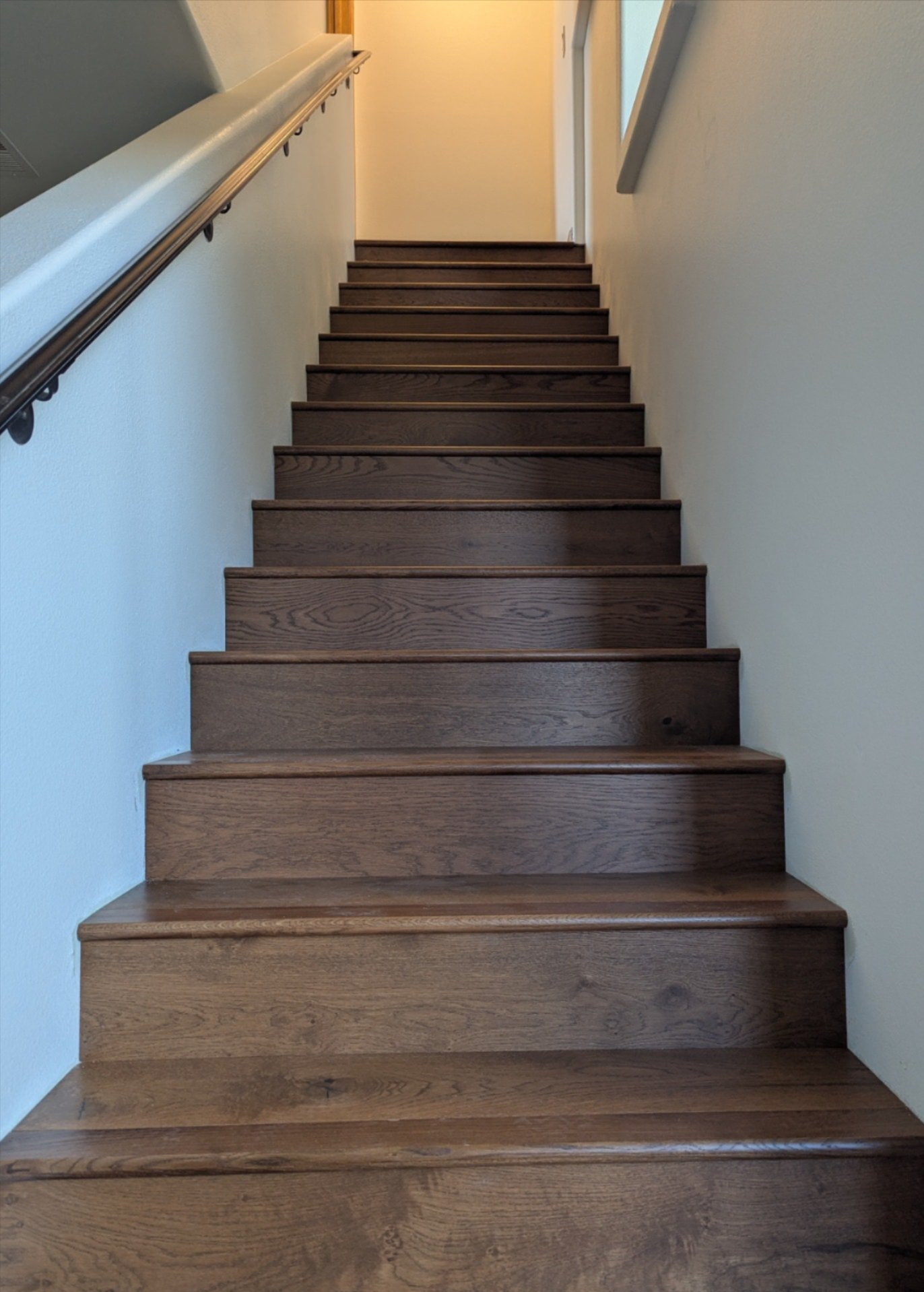 Hardwood staircase installation in a Cañon City, CO home Hardwood staircase installation in a Cañon City, CO home