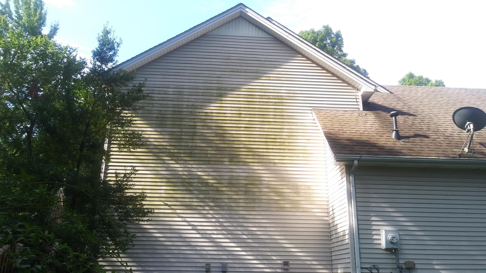 Before photo pressure Washing in Western Kentucky