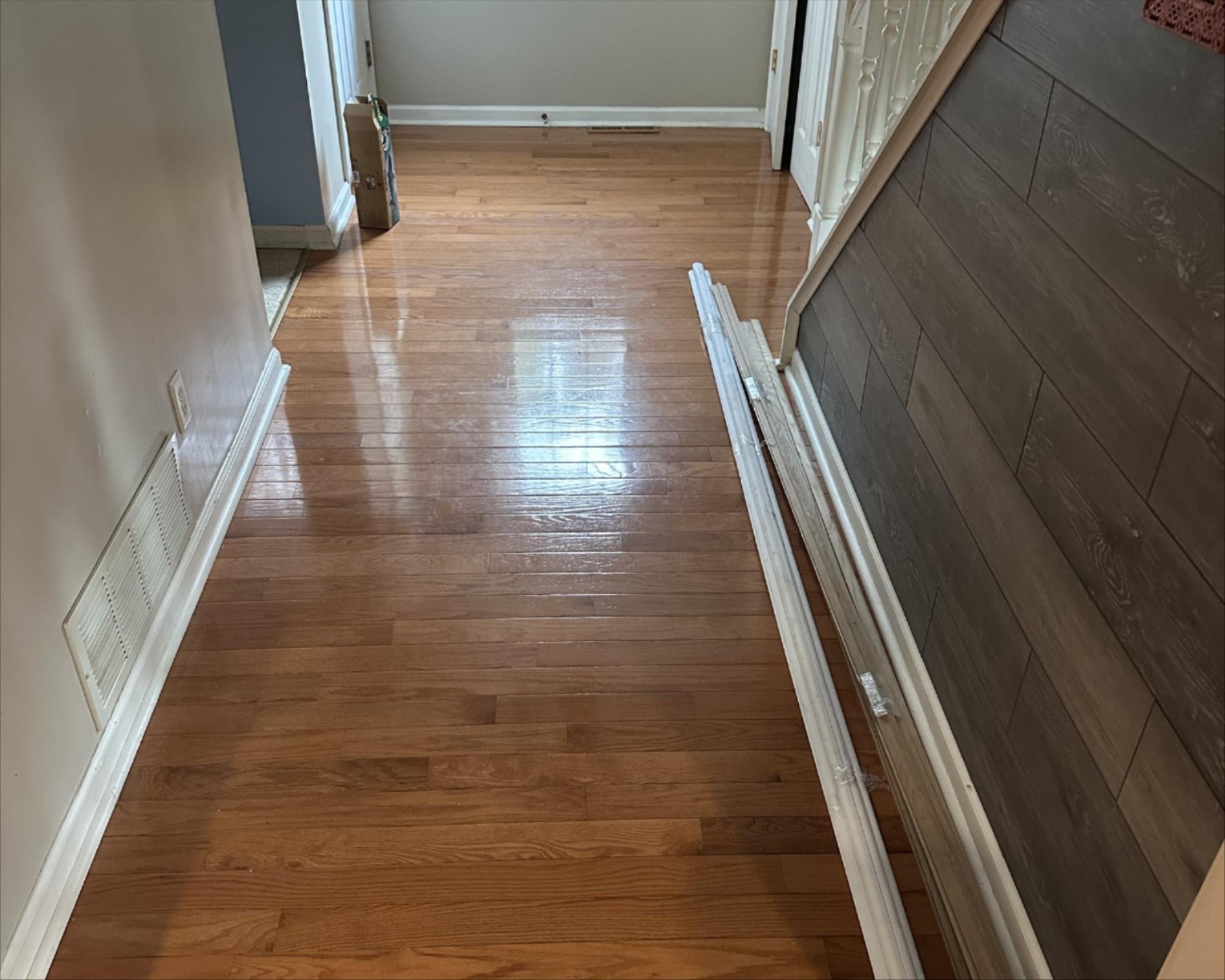 Before flooring installation in Newark, DE