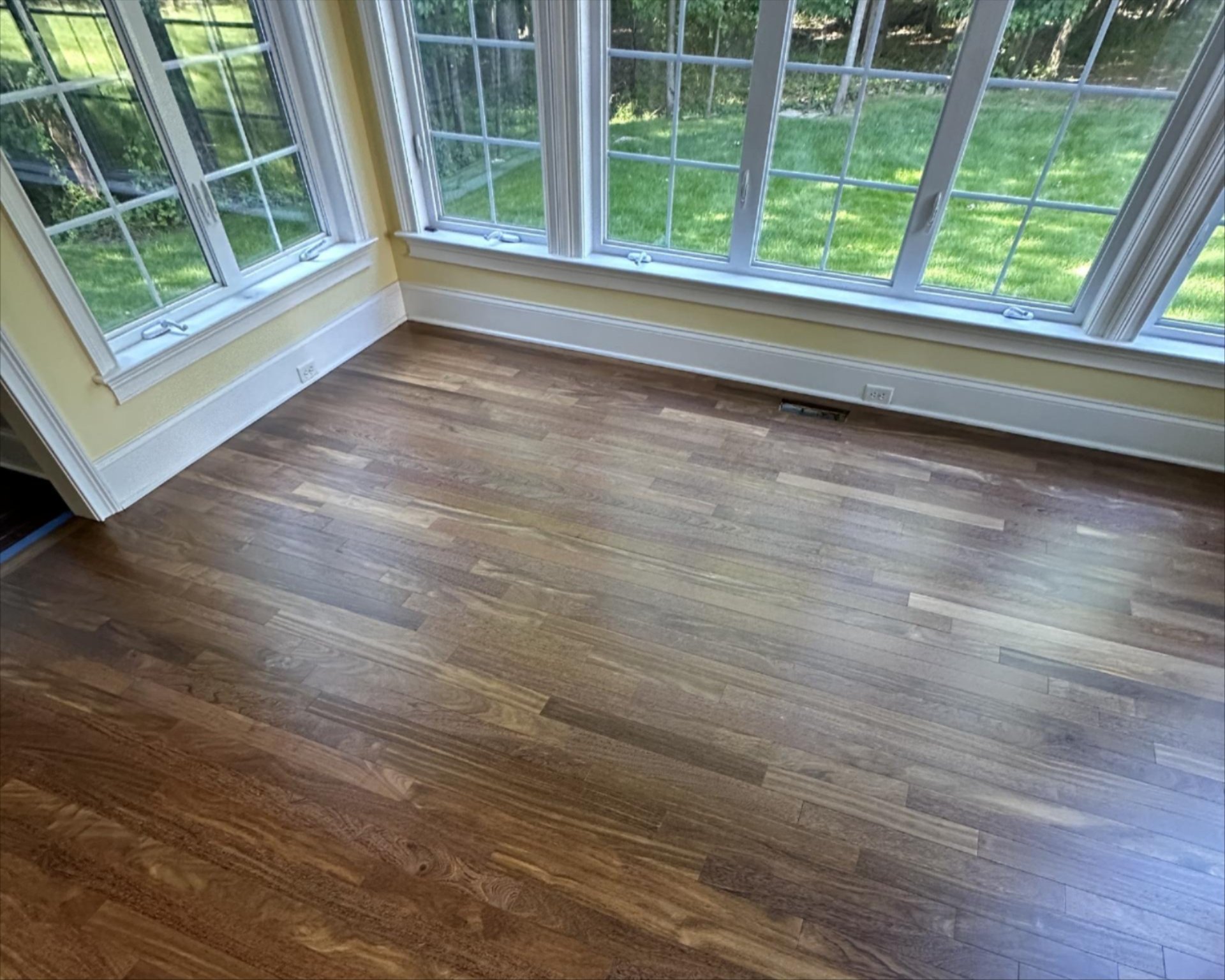 After floor sanding and refinishing in Garnet Valley, PA