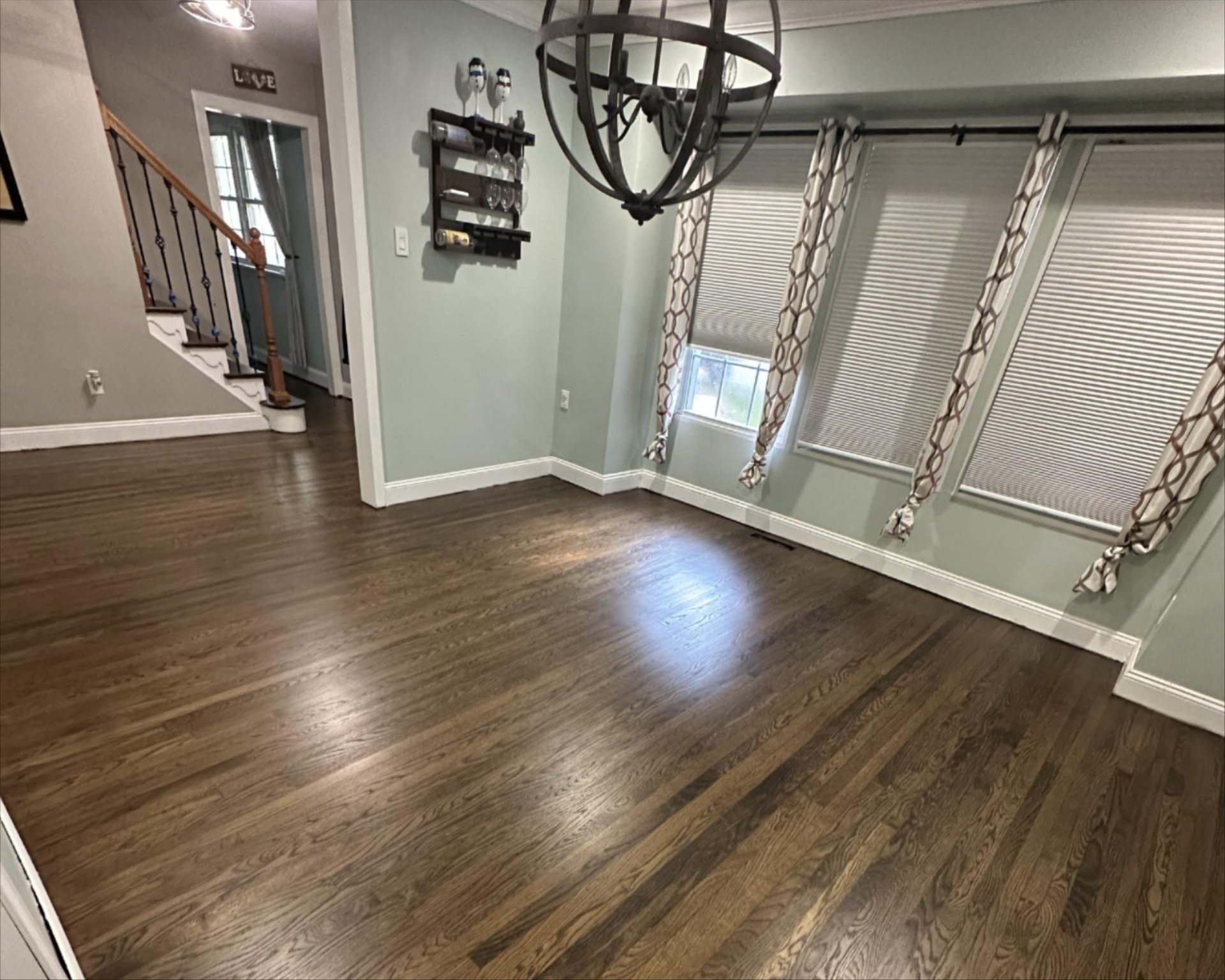Before floor sanding and refinishing in Wilmington, DE