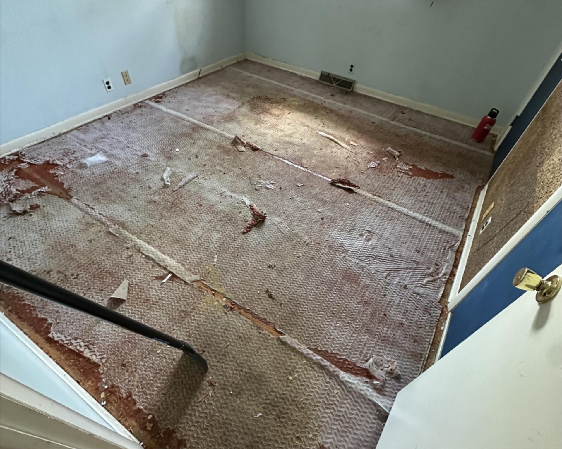 Before flooring installation in Wilmington, DE