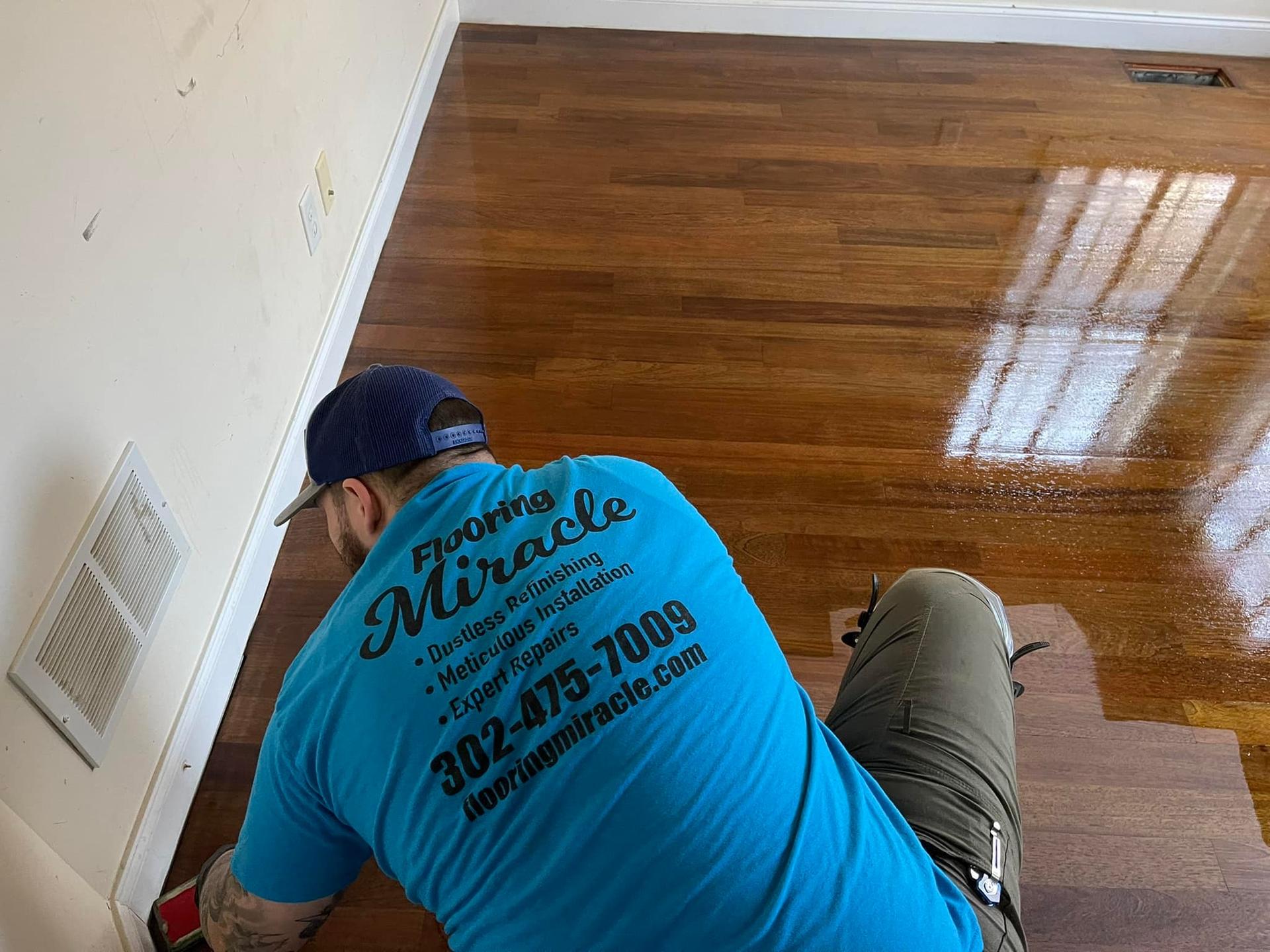 Flooring repair, installation and refinishing by Flooring Miracle
