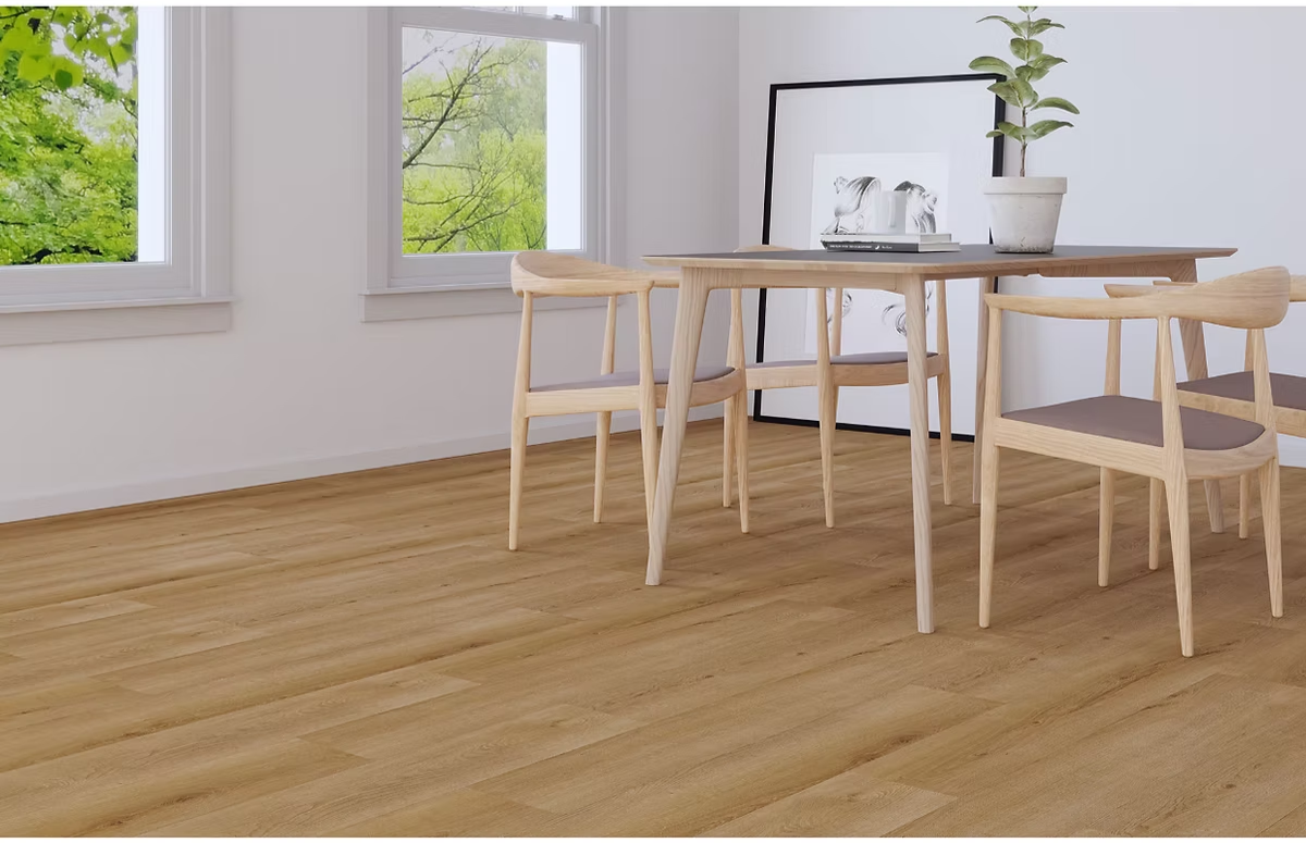 Winery Oak scene from the HomeLike Premium Rigid Core Collection of Vinyl Plank 4 Less