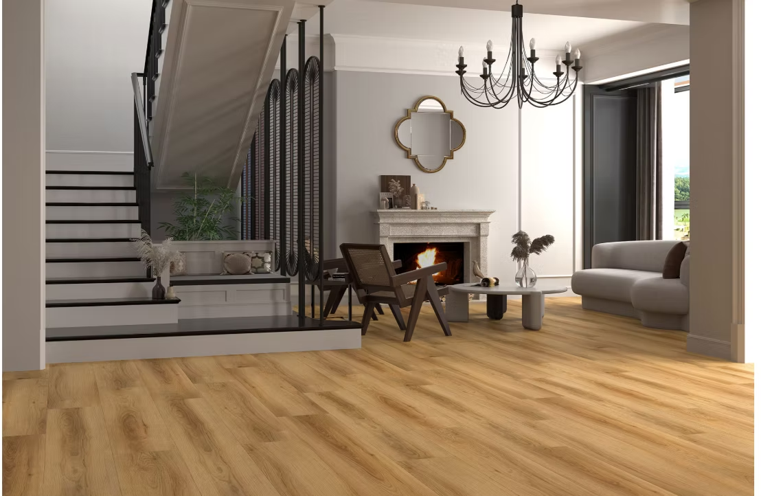 Melrose scene from the HomeLike Premium Rigid Core Collection of Vinyl Plank 4 Less