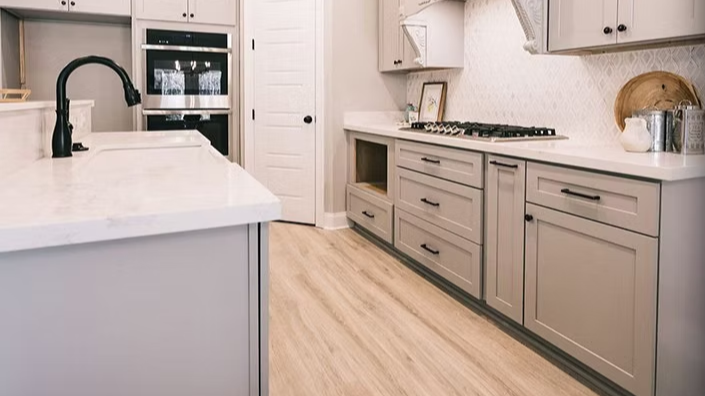 close up of the Bay Collection flooring products