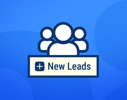 New Leads Graphic showing a symbol with 3 people