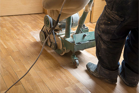 professional hardwood floor sanding and refinishing in Harleysville, PA