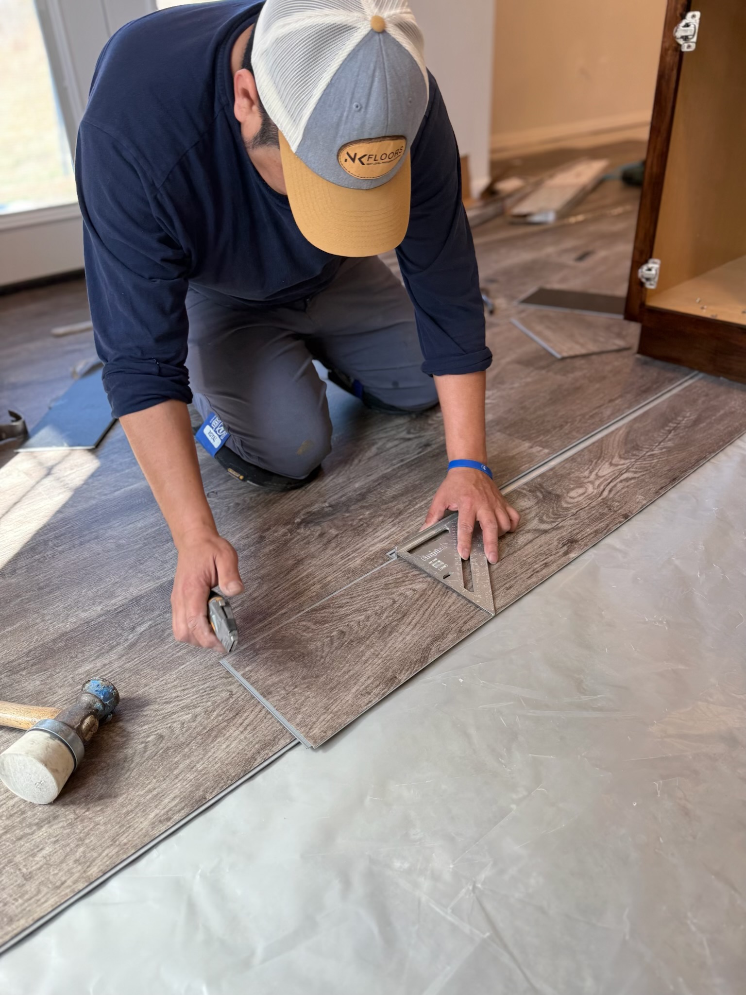 Durable luxury vinyl flooring