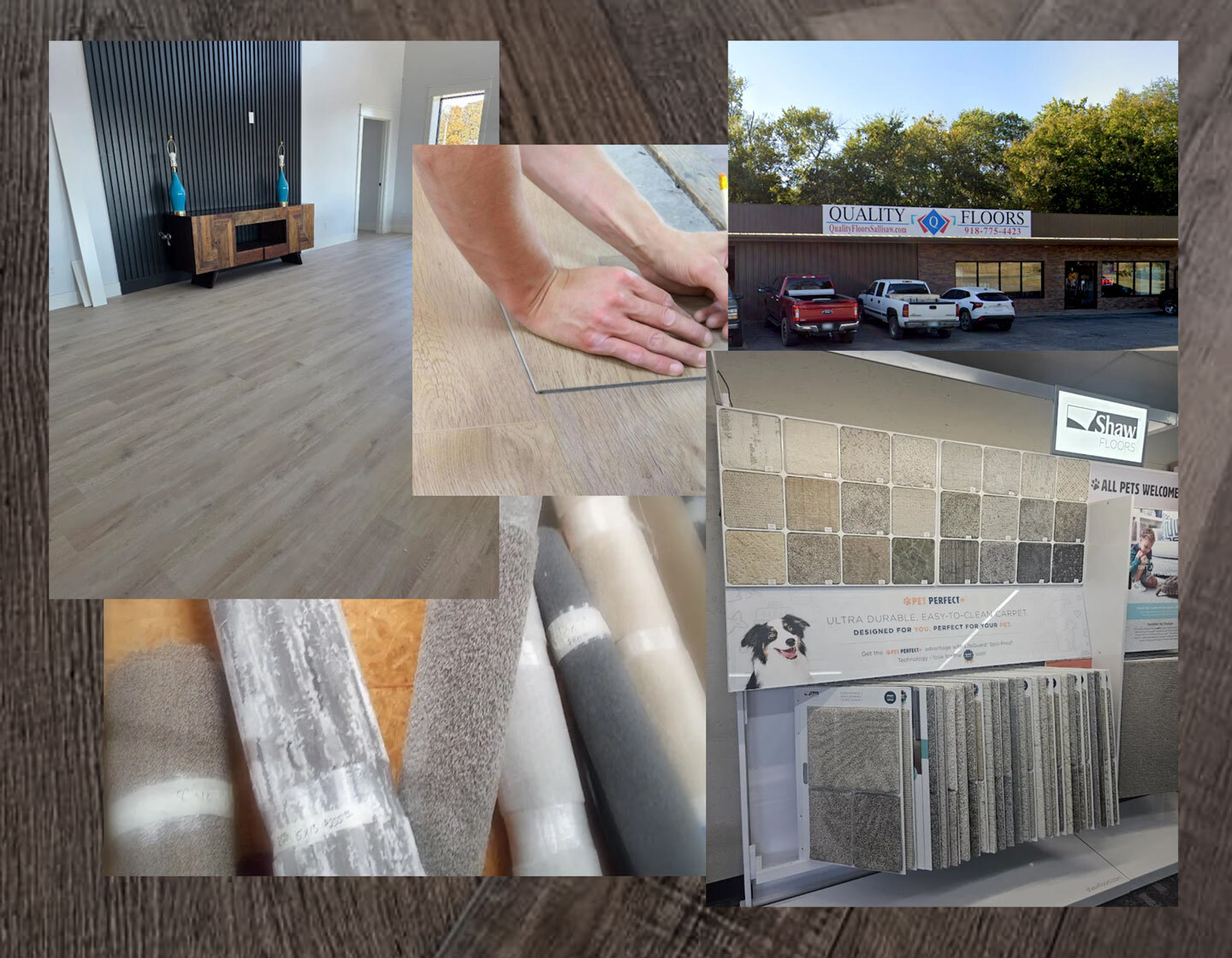 Professional flooring installation in Sallisaw, OK by Quality Floors, featuring precise hardwood measurements Professional flooring installation in Sallisaw, OK by Quality Floors, featuring precise hardwood measurements