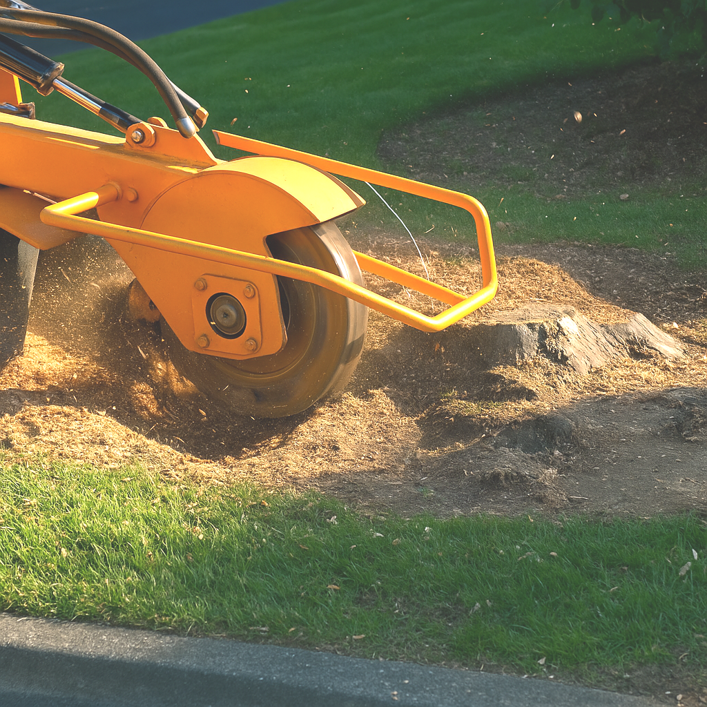 Professional stump grinding in the Dallas–Fort Worth Metroplex