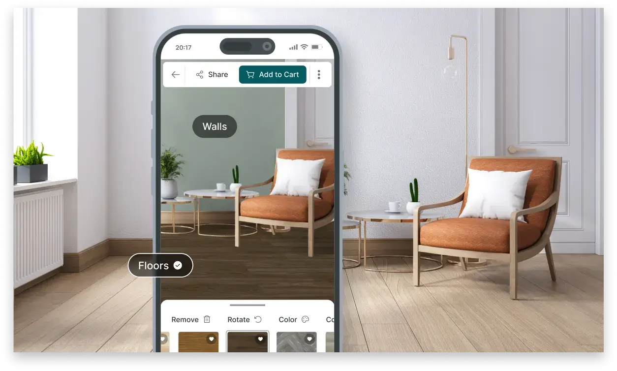 Room visualizer app - see options for our flooring types in your space Room visualizer app - see options for our flooring types in your space
