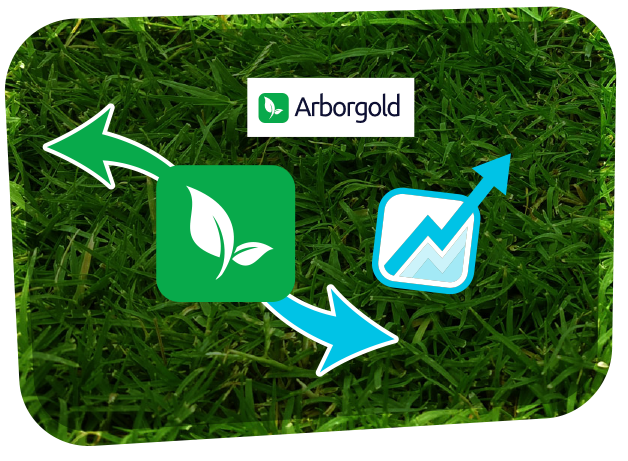 a logo with arrows pointing to a logo a logo with arrows pointing to a logo