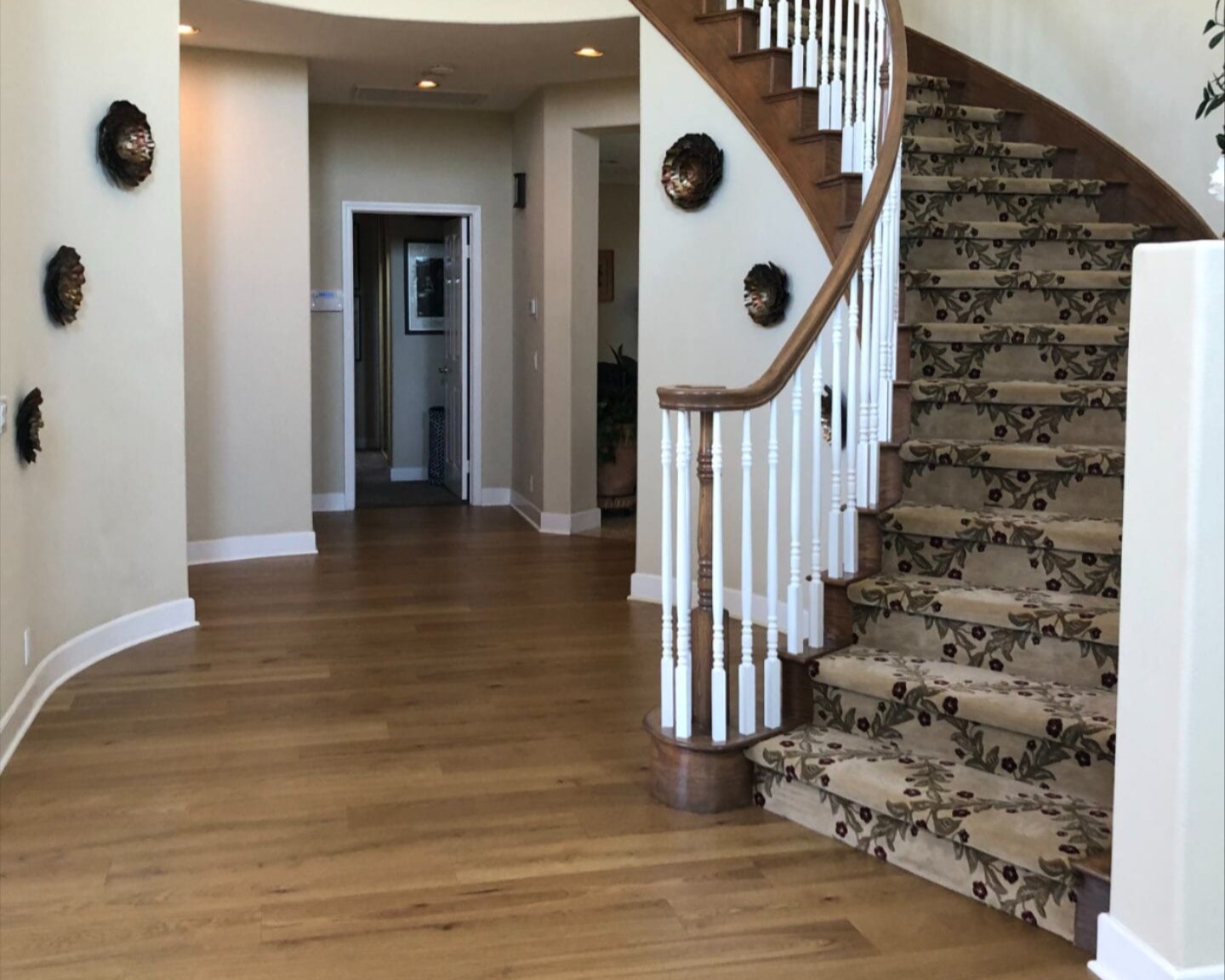 Stair Carpet Runner Installation in Brea, CA