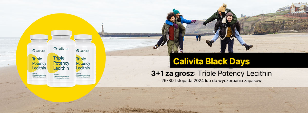 Calivita Black Days minus 15% na wybrane produkty promocje 2