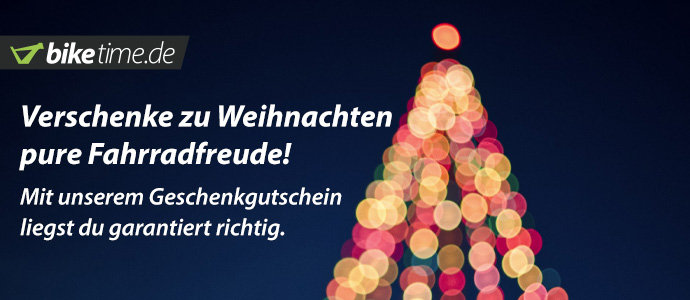 Biketime Gutschein zu Weihachten verschenken